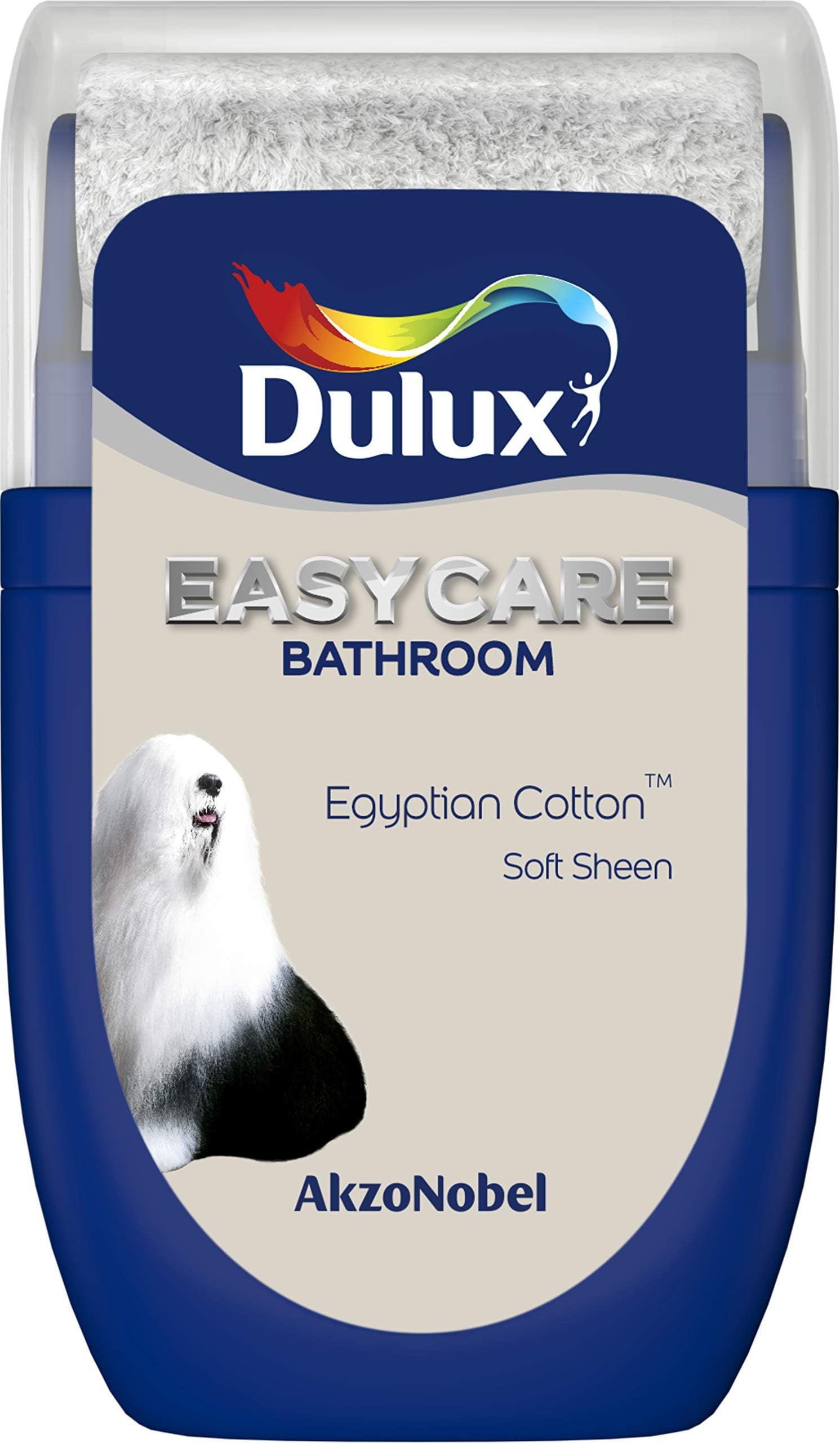Dulux Egyptian Cotton Easycare Bathroom Tester Paint, Chic Shadow, 30 Ml,