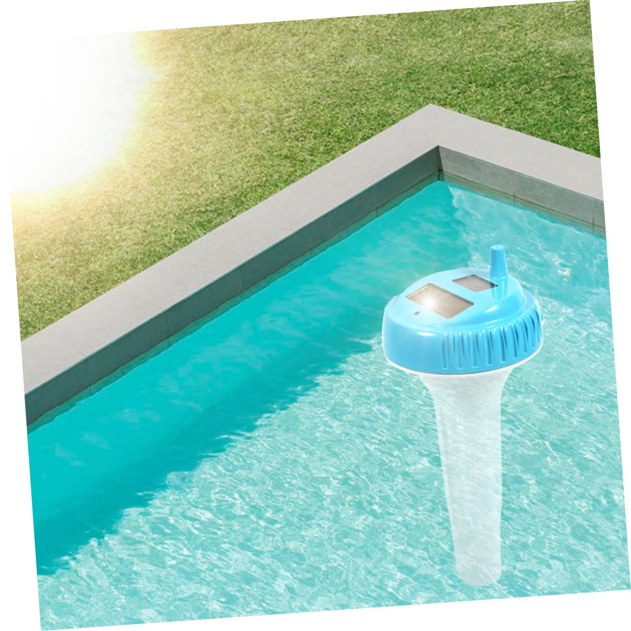 HEMOTON Termómetro Inalámbrico Flotante para Piscina y Spa Monitor Digital de Temperatura del Agua con Pantalla Fácil de Leer y Diseño Resistente al Agua