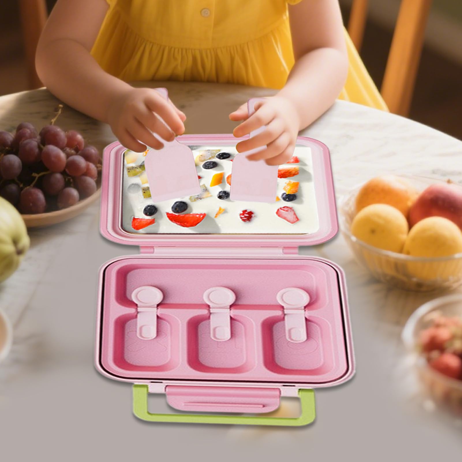 Molde para Polos Máquina Reutilizable 2 en 1 Para Yogur