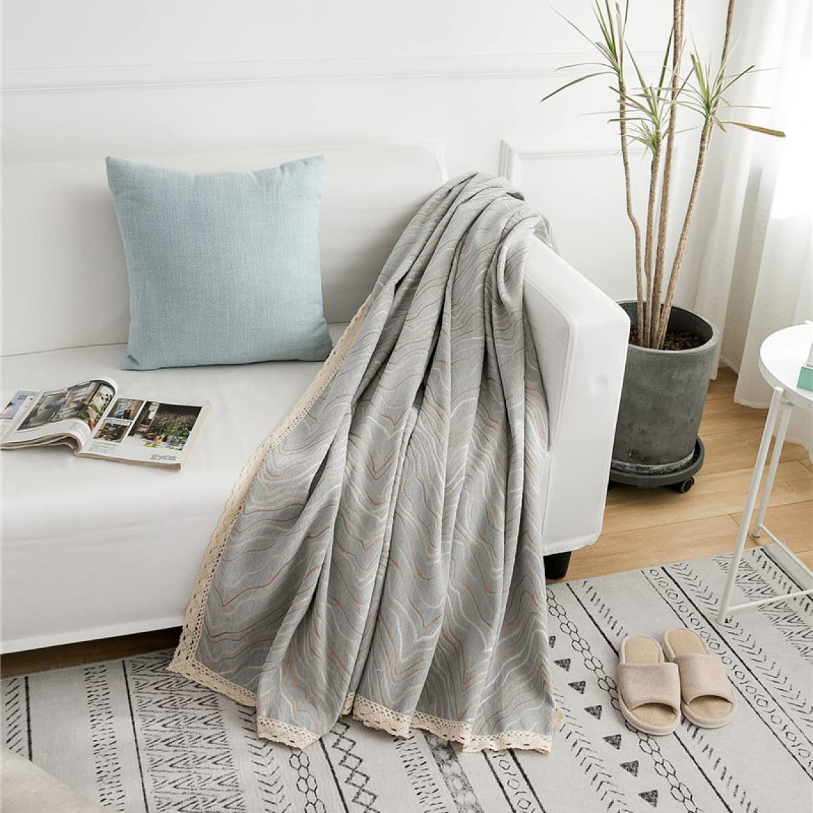 Amazon｜DB3NK 失敗しないブランケット フリンジ付きブランケット