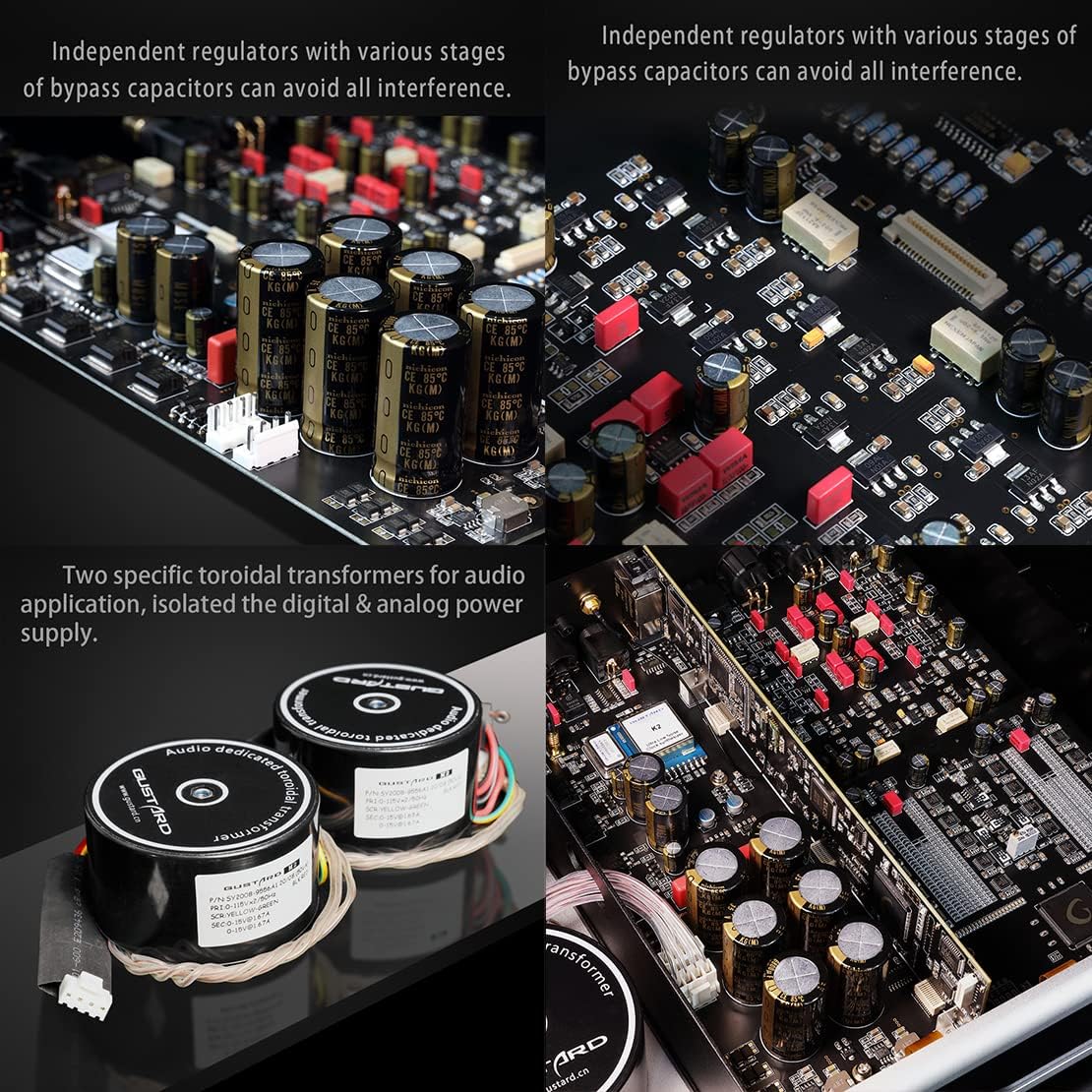 Amazon.co.jp: Gustard R26 ディスクリート R2R DAC MQA Bluetooth 5.0