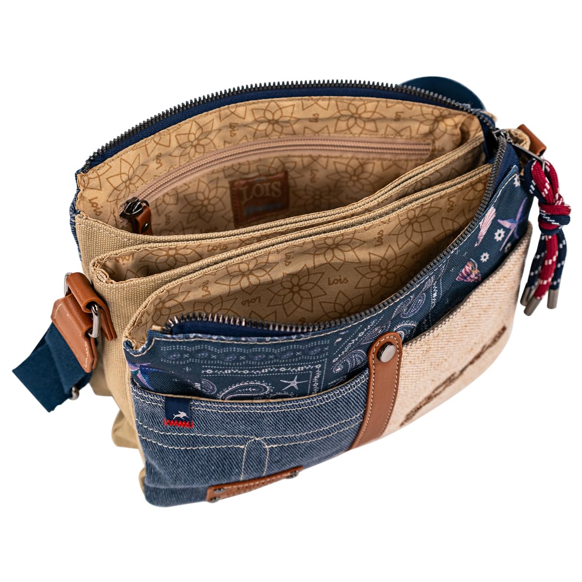 Lois - Bolso Bandolera Mujer elegante. Bolso mujer versátil diseño prá