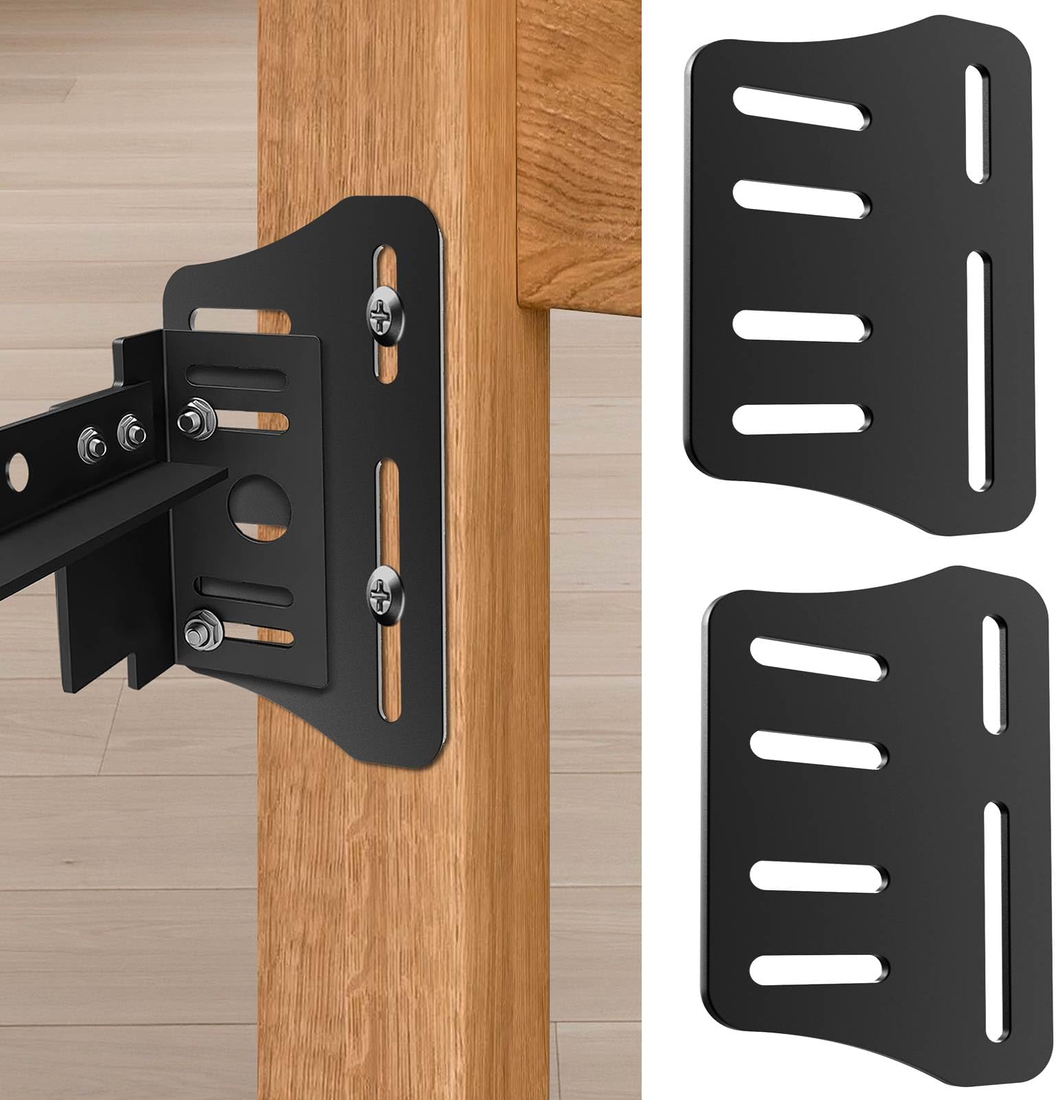 YIDAHOOG 2Pcs Bed Frame Brackets Adapter for Headboard