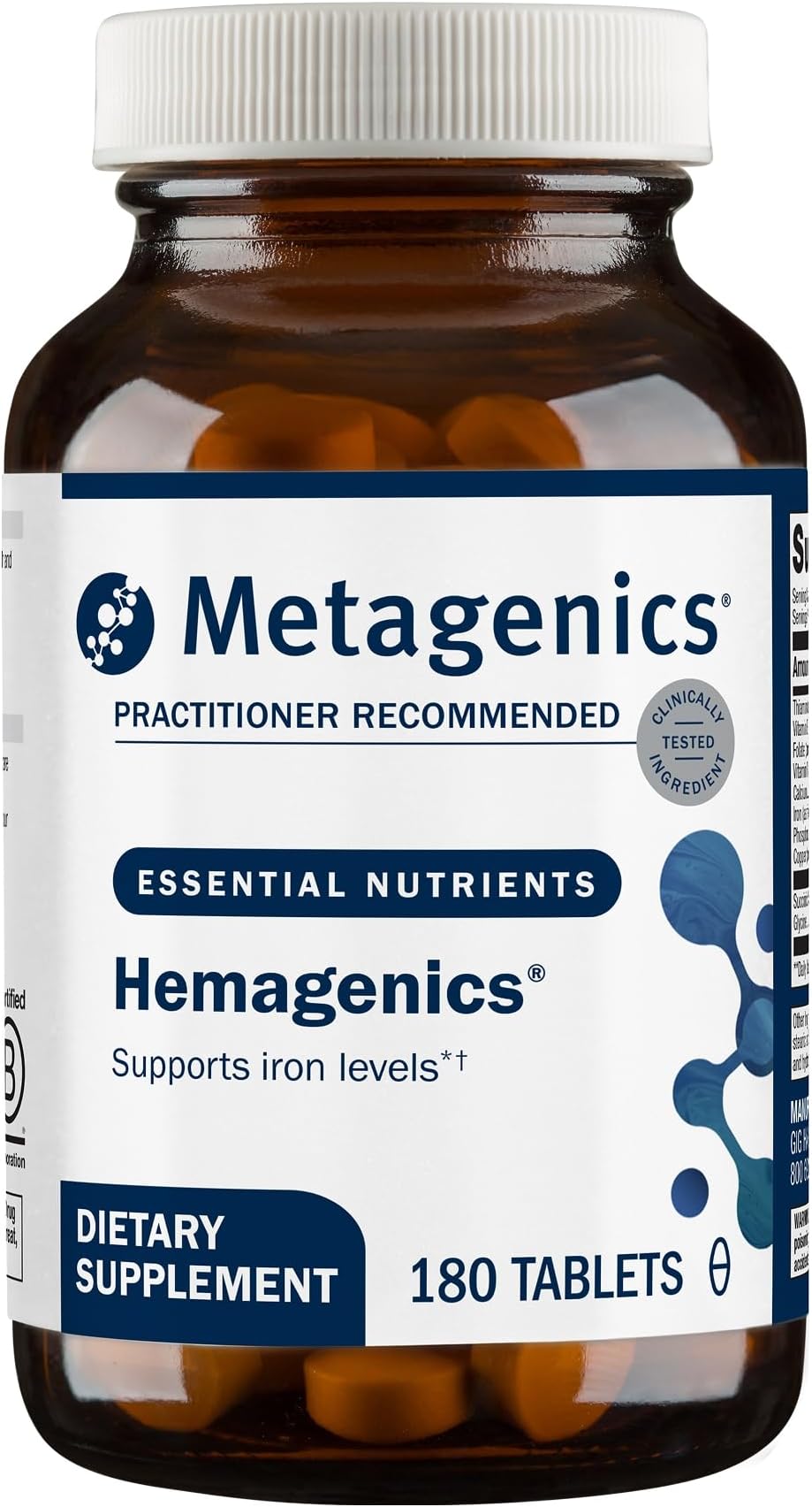 Metagenics - Hemagenics, 180 Count