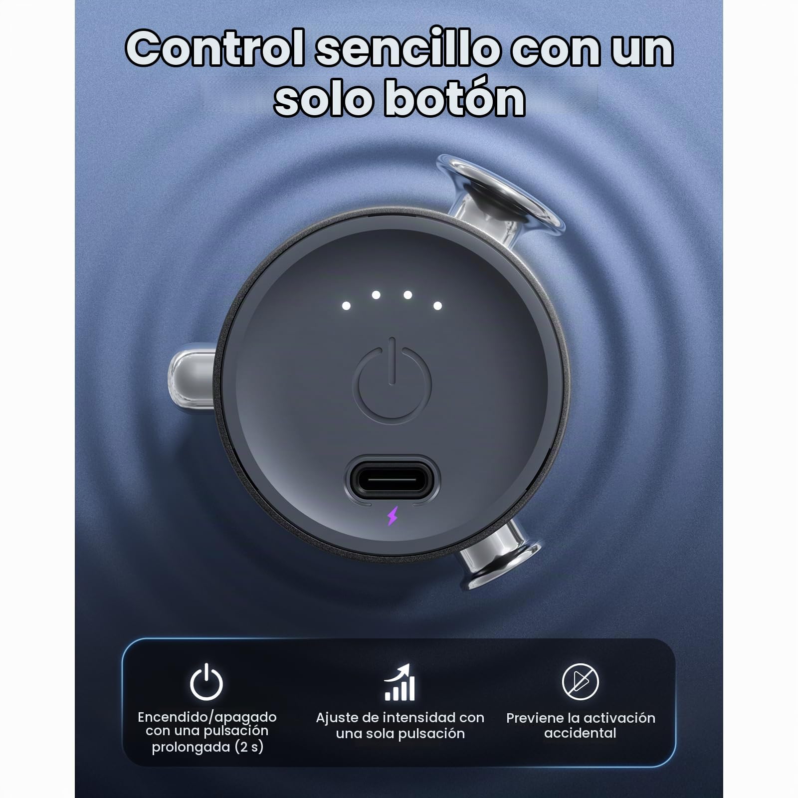 BOB AND BRAD VibeFlow Masajeador Muscular, Alternativa a Pistola de Masaje Muscular, 116Hz, 7.000 rpm, Masajeador de Tejido Profundo, Fascia y Puntos Gatillo, Espalda, Cuello, Hombros, Piernas
