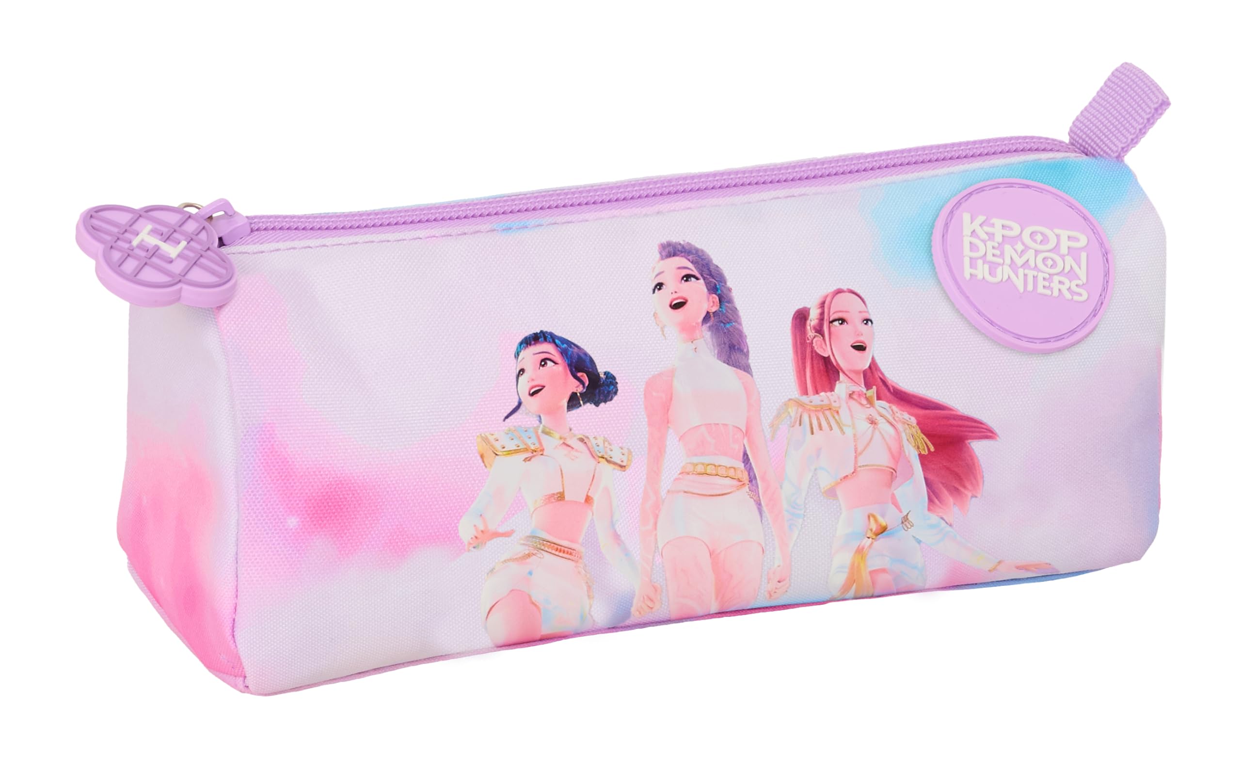 K-POP Demon Hunters – ARTIST – Pencil Case with Zip and Compartment, Children's Pencil Case, Ideal for School Ages, Comfortable and Versatile, Resistance, 21 x 7 x 8 cm