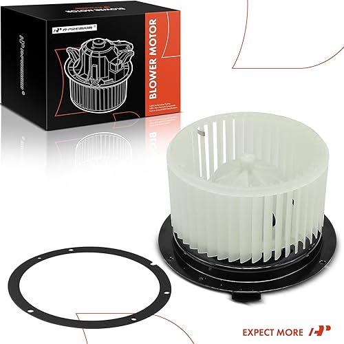 Miniatura 8 de A-Premium Conjunto de motor del ventilador de calentador HVAC compatible con vehículos Lincoln  Town Car 1998-2002, V8 4.6L  parte delantera,