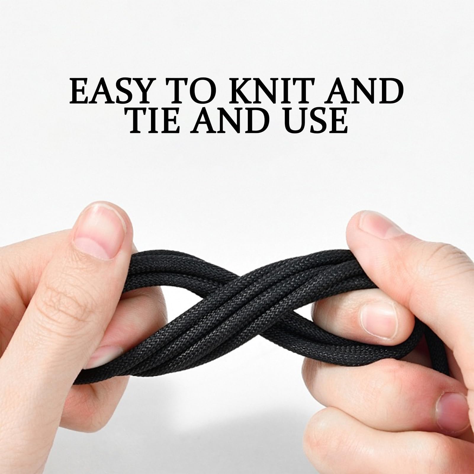 31m*4mm Paracord,Cuerda Paracord,Paracord 7 Core Strands,Cuerda Camping,Cuerda para Pulseras,7 Hilos,para Acampar al Aire Libre y la Supervivencia 102ft(Negro)