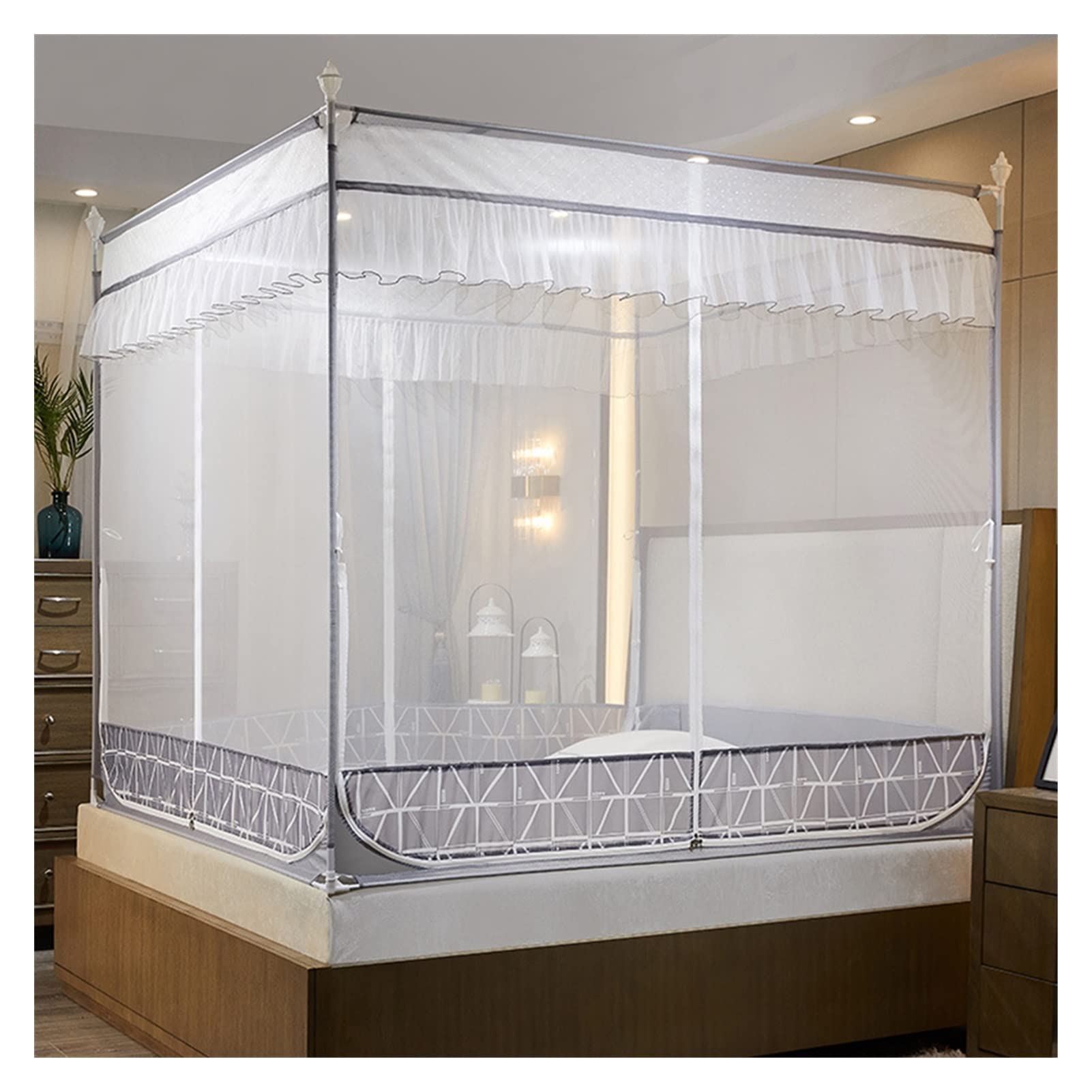 DXTFDHB Pop Up Mosquito Net Foldable Anti-mosquito Tent Durable Large Camping Tent Easy to Setup