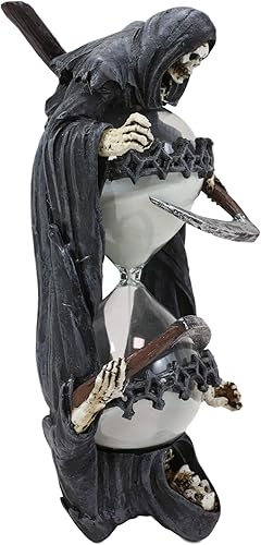 Miniatura 4 de Ebros Gift Anne Stokes - Estatua de temporizador de arena de 7.75 pulgadas de alto, Time Waits for No Man, estatua de temporizador de arena con