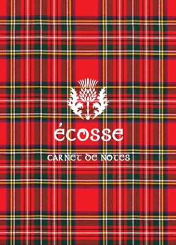 Carnet de notes Écosse, mini - format de poche, 110 pages couverture souple: Scotland Tartan Notebook, ligné, petit format A6, 11cm x 15cm (4,3 x 5,9 pouces) - intérieur crème - thème voyage