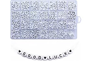 Amaney Word Beads for Bracelets: Craft Your Expressions