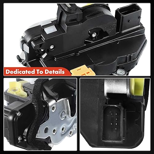 Miniatura 7 de A-Premium Actuador de bloqueo de puerta delantera izquierda del conductor compatible con Cadillac SRX 2010-2016 Sport Utility y Chevrolet Volt