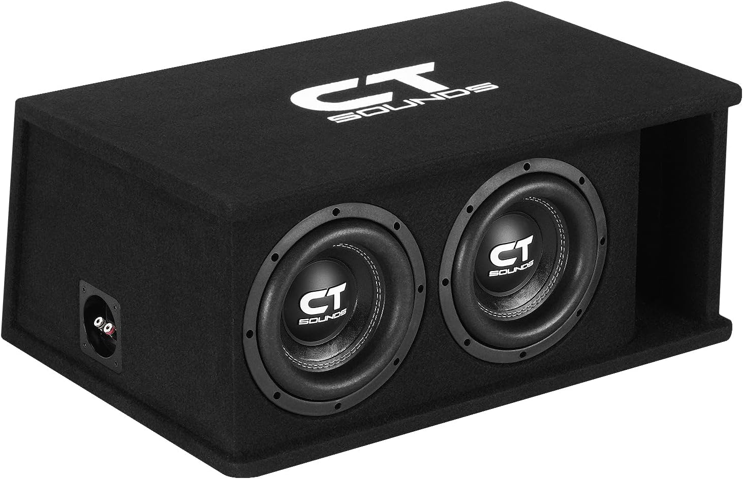 - Dual 8” 1600W Loaded Tropo Series Ported Car Subwoofer Box - TROPO-2X8D4