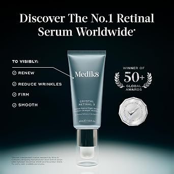 Medik8 Crystal Retinal, Age-Defying Serum, 11x Faster than Retinol