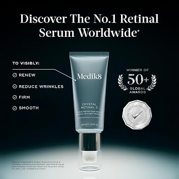 Medik8 Crystal Retinal 10, Age-Defying Serum, 0.1% Retinal Strength - 30ml