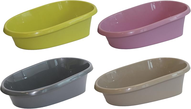 Caixa de Areia para Gatos Croci Toilette Baffo de Plástico 58 x 39 x 17 cm