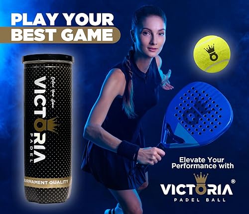 Miniatura 5 de Pelota – Pelotas de pádel profesionales certificadas por FIP – Pelotas de pádel duraderas con rebote constante – Fieltro de alta calidad para alto