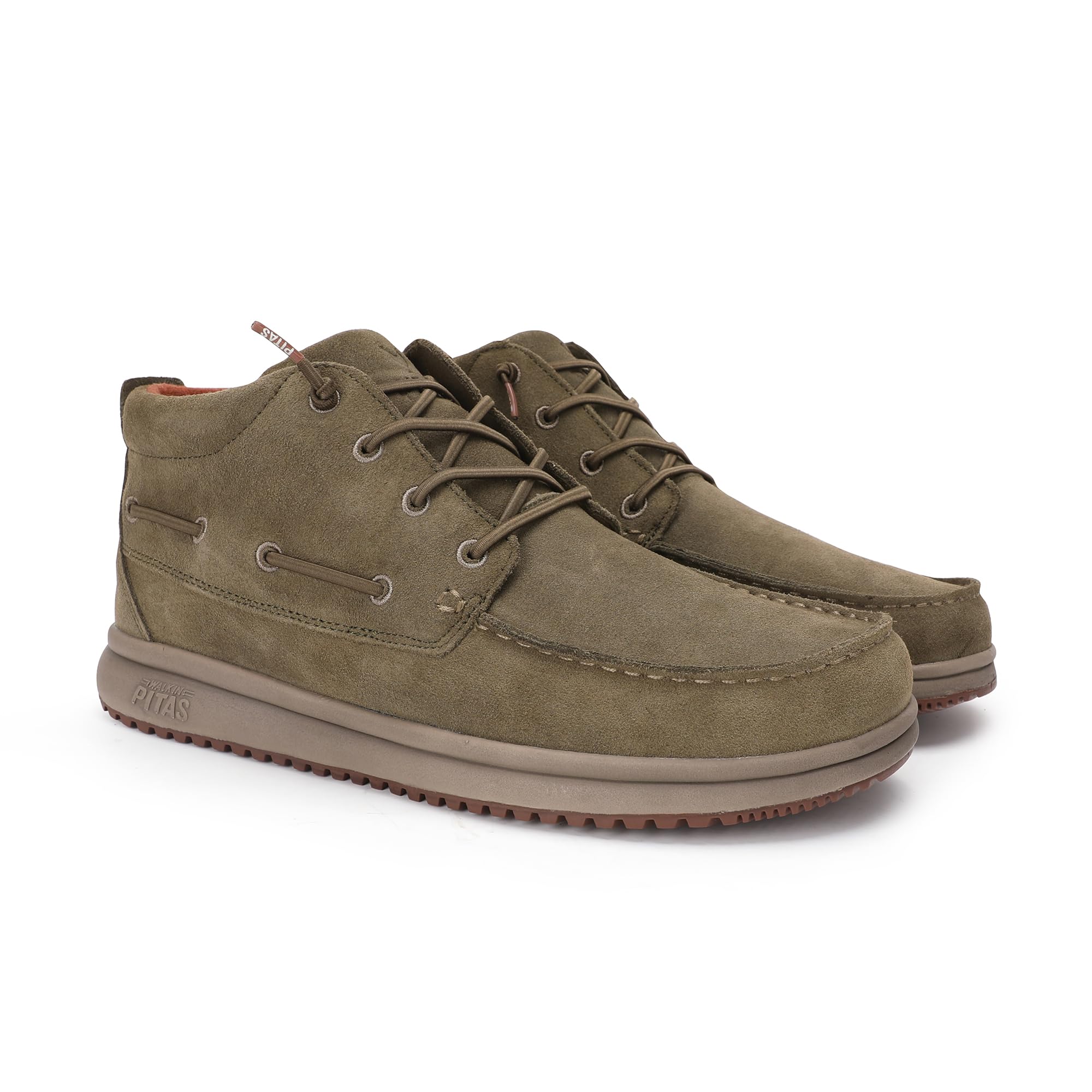 PITAS | TIMOR SUEDE | Botas Hombre Casual | Botín Serraje | Bota Urbana de Caña Baja | Mocasines | Náuticos de Invierno | Zapatillas Casual | Zapatos sin Cordones | Calzado Walkinpitas