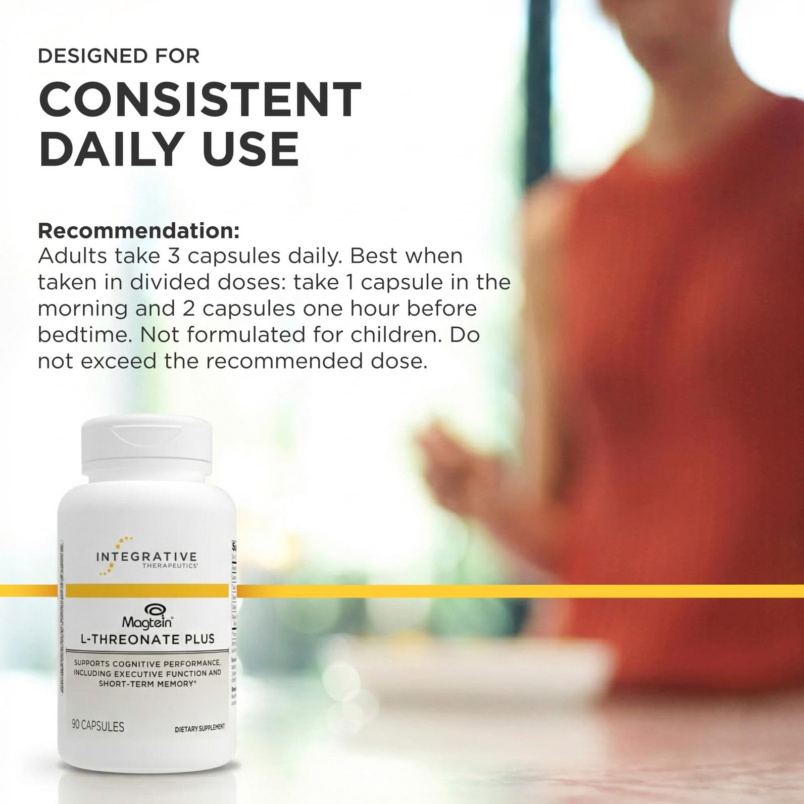 Integrative Therapeutics Magtein L-Threonate Plus, 90 Capsules — Amazon image 7