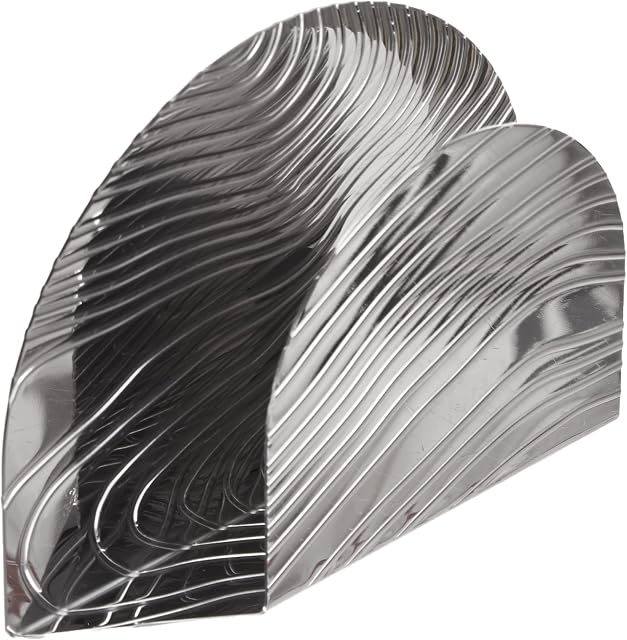Alessi Veneer PU08 - Design Napkins, 18/10 Stainless Steel with Embossed Decoration