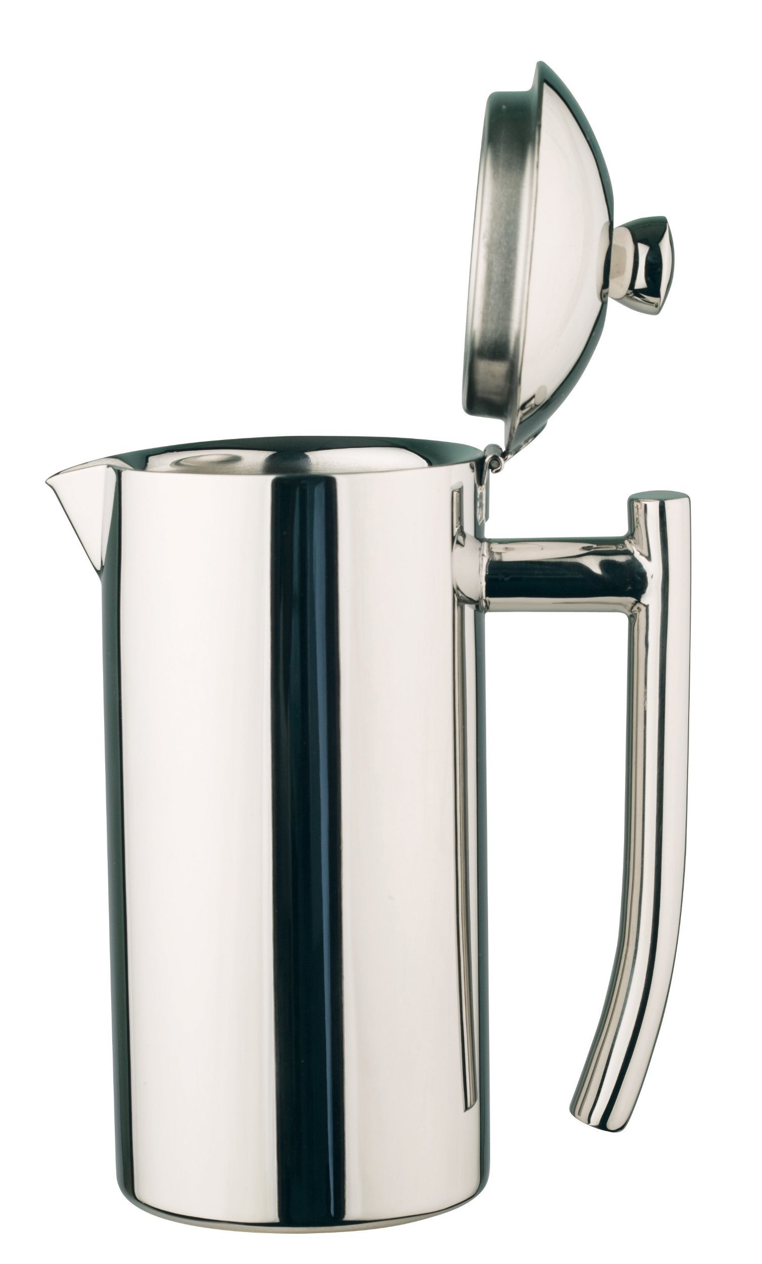 Frieling USA Platinum 41-Ounce Double-Wall Insulated Stainless Steel Beverage Server - Formal Coffee Server, Camping Coffee Pot - Stainless Steel Pitcher