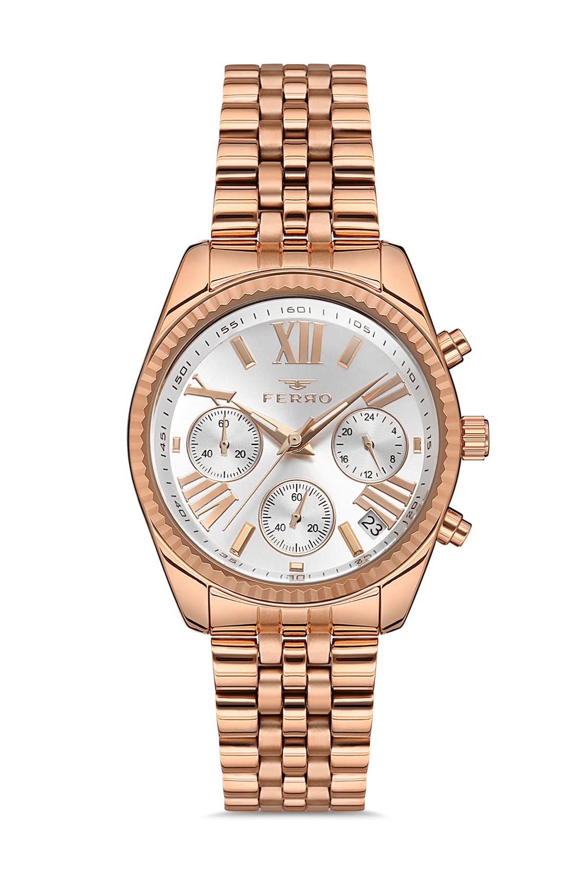 Ferro Spezia Analog White Dial Womens Watch-FM21172A-C (B09RPQPCPV) Amazon Price History, Amazon Price Tracker