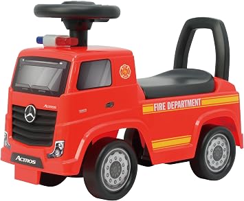 Nonaka Seizosho NONAKA WORLD Ride-On Mercedes Benz Actros Red 2520 Just the Right Size, Doesnt Take Up Much Room in Your Room