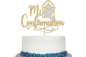 Mi Confirmacion Cake Topper | First Holy Communion, God Bless, Bridal Shower/Wedding/Baptism/Christening...