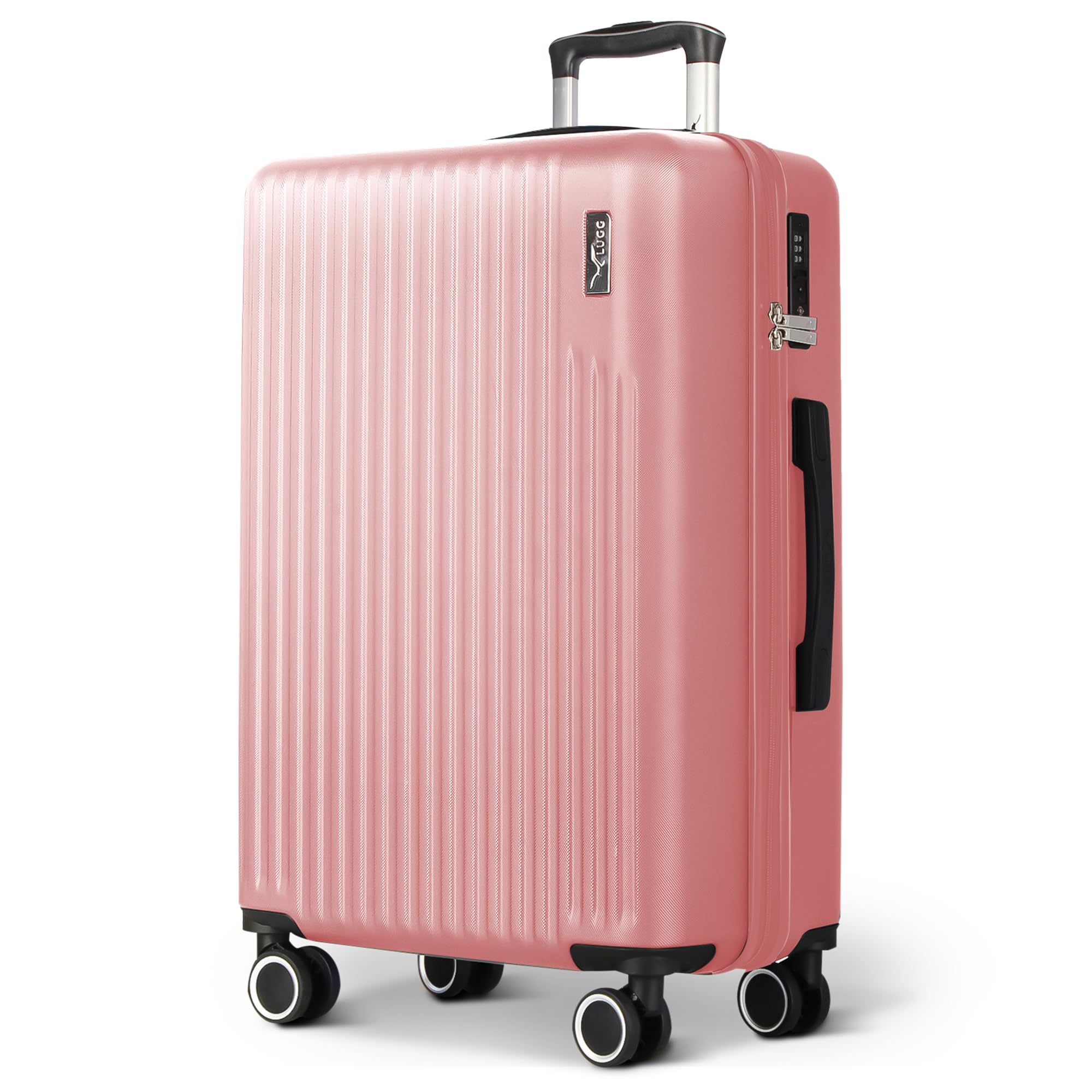 LUGG 20inch Vacay Suitcase ABS Luggage with TSA Indent Lock, Aluminium Trolley Handle, 360° Spinner Wheels, Water-Resistant & Durable Material - Airline Compatible (55 x 23 x 35cm) — view 34