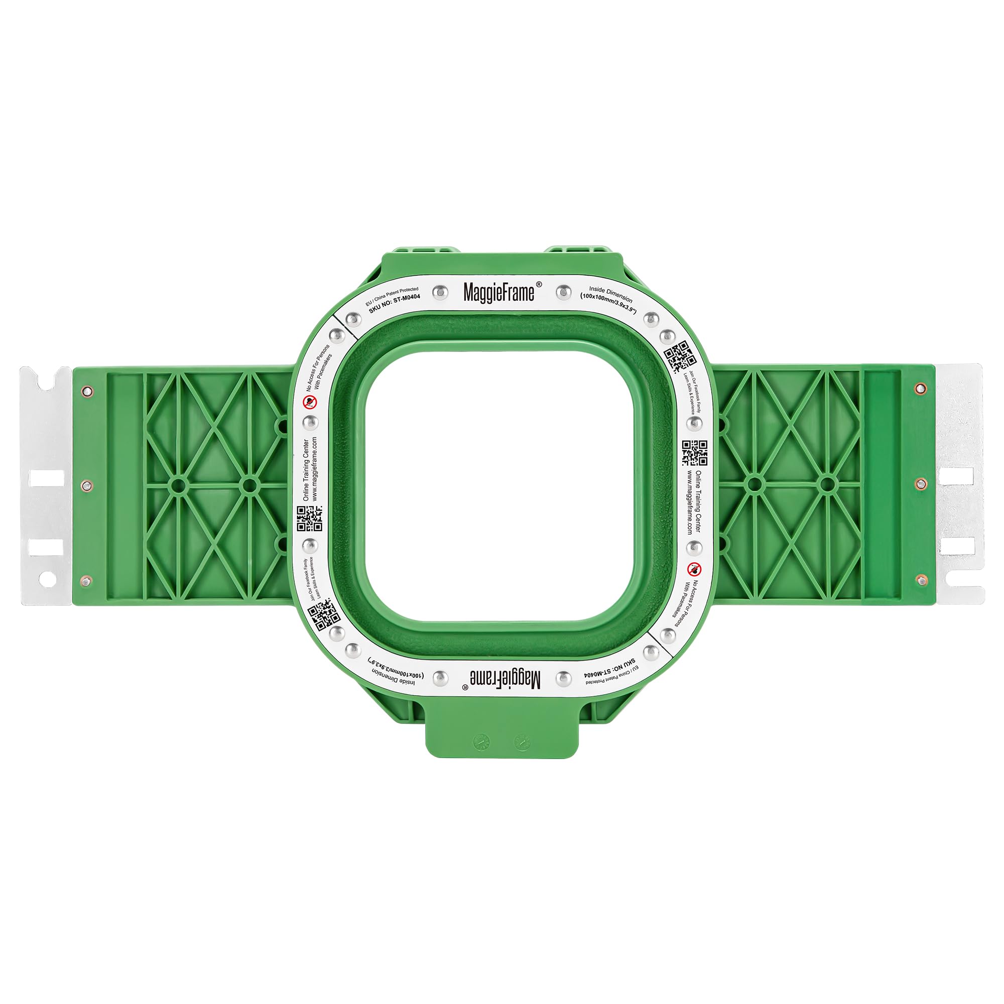 Brewland Bastidor de bordado magnético 100x100mm para Janome MB7 MB4S MB4 | Compatible con Janome MB7S; 3.9x3.9inch