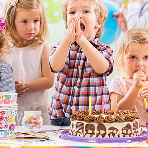 Miniatura 5 de VOSAREA Contenedores de azúcar, caja de dulces de calabaza de Halloween, mini paquete de cajas de regalo, tarros de regalo de Halloween, globos de