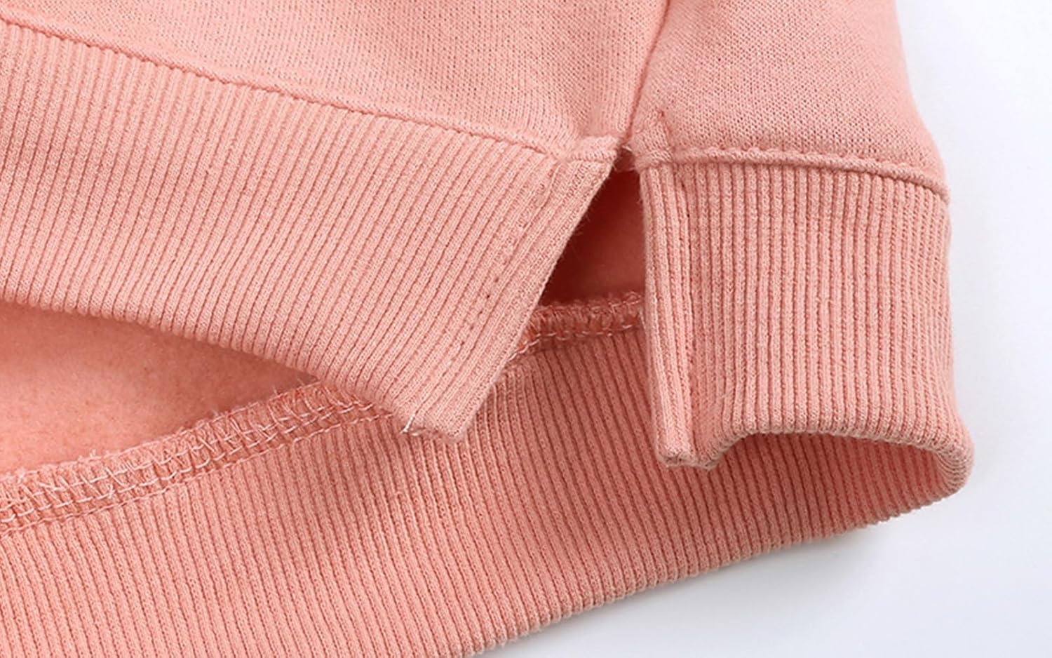 Mud Kingdom Girls Boys Fleece Sweatshirt Pullover Solid Color brushed Crewneck - Image 5