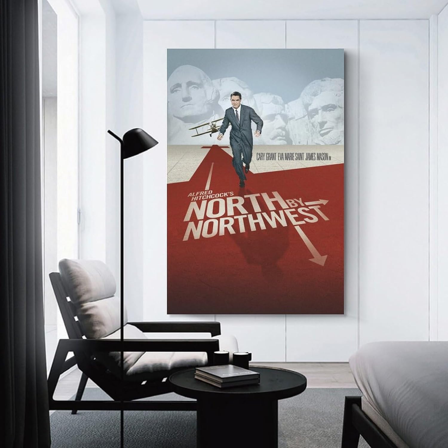 Wall Posters North by Northwest Old Movie Poster Canvas Art Poster And Wall Art Picture Print Modern Family Bedroom Decor Posters 16x24inch(40x60cm) image 3
