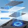 IETS GT600 Laptop Cooling Pad with Giant Turbo Fan 5.5 inch diameter Sealed Foam for Rapid Cooling Gaming Laptop, 14.1-19.3 inch Laptop Cooler with Adjustable Bracket, Dust Filter, Touch Start