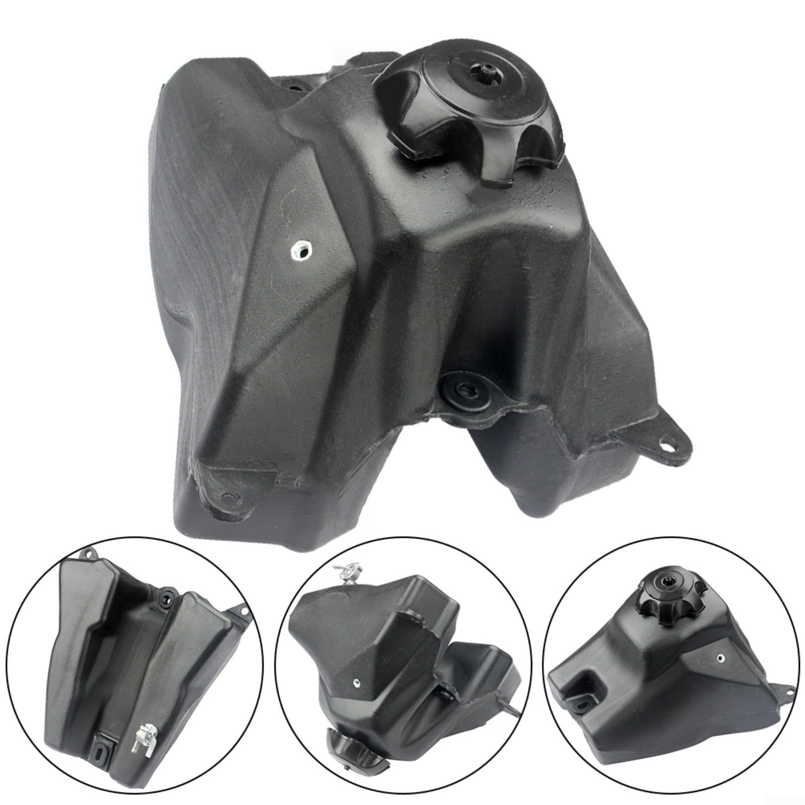 Per Honda CRF XR 50-125CC moto serbatoio carburante di ricambio in plastica per Dirt Bike Nero