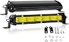 AUXTINGS 7 inch 30W Single Row LED Light Bar 3000K Low Profile Ultra Thin Slim Mini Flood Beam Led Off Road Lights Driving Lights Led Fog Lights Lights Boat Lighting Led Work Light