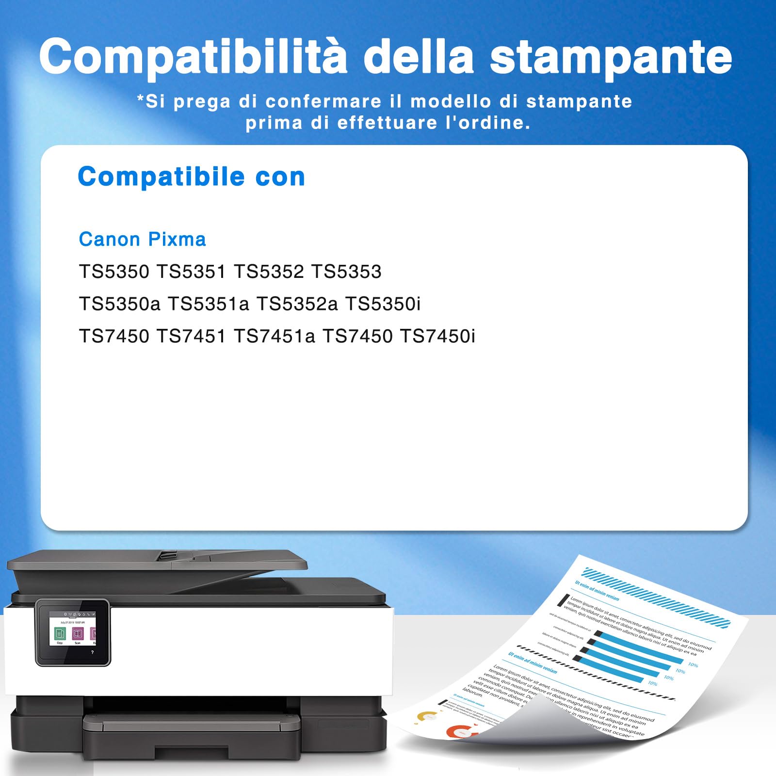 Starink PG-560/CL-561 XL Compatibile con Cartucce Canon 560 561 XL Multipack (1 Nero, 1 Colore) per Pixma TS5350 TS5351 TS5352 TS5353 TS7450 TS7451 TS5350i TS5350a TS7450a TS7450a TS7450i