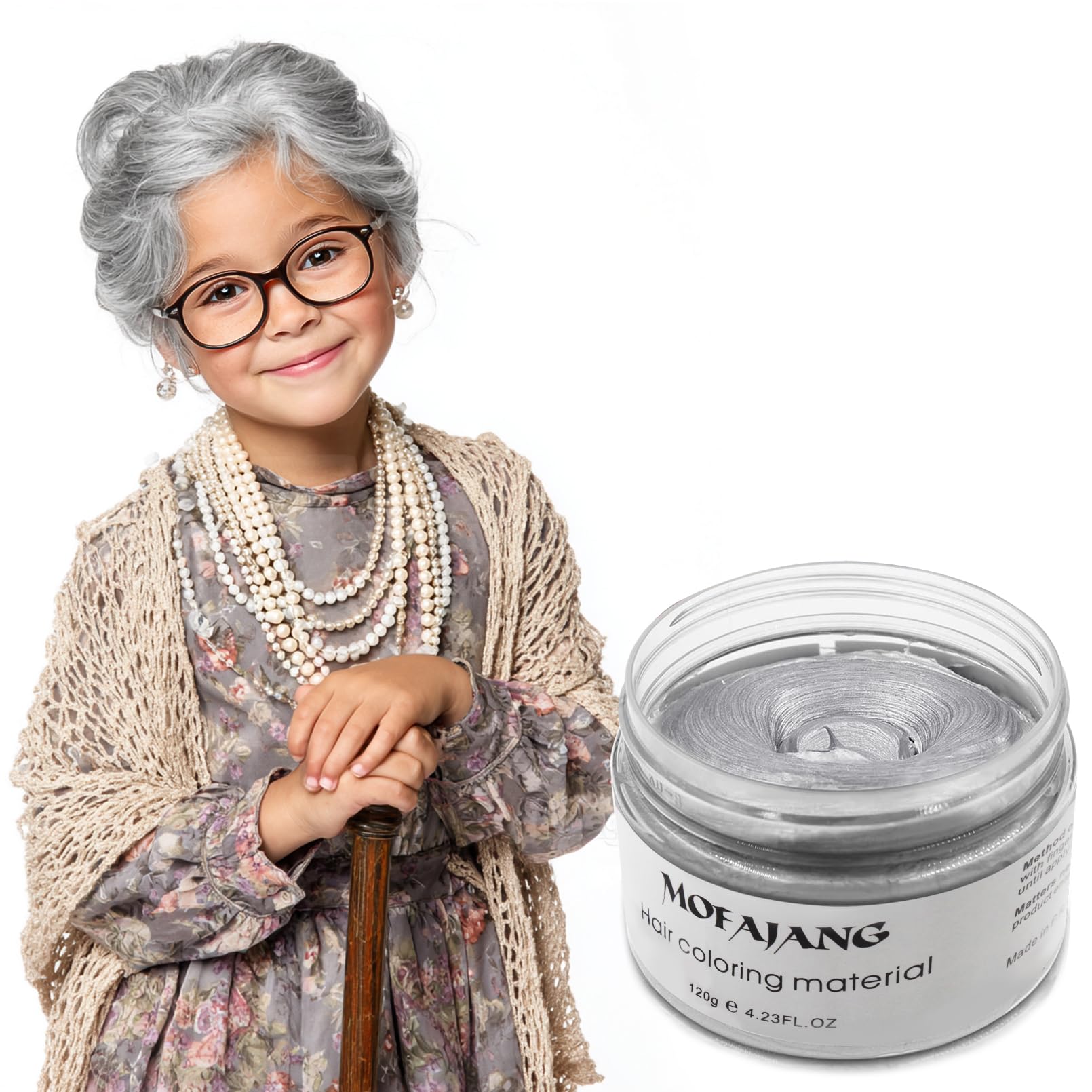 Silver Grey Hair Wax