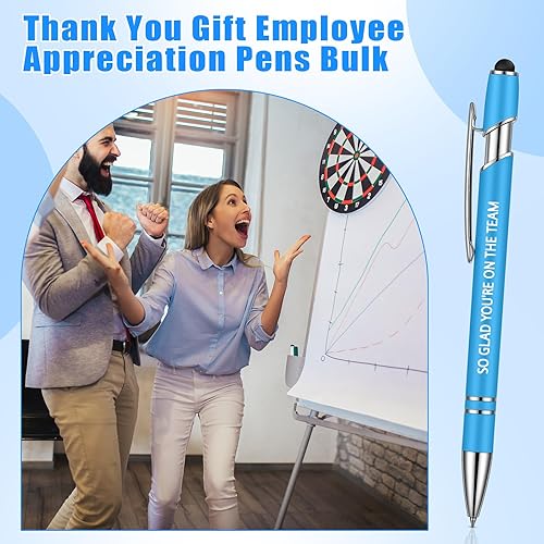 Miniatura 5 de Sherr 120 bolígrafos de agradecimiento para pantalla táctil, regalos de agradecimiento, bolígrafos 2 en 1, bolígrafos con punta de lápiz óptico para