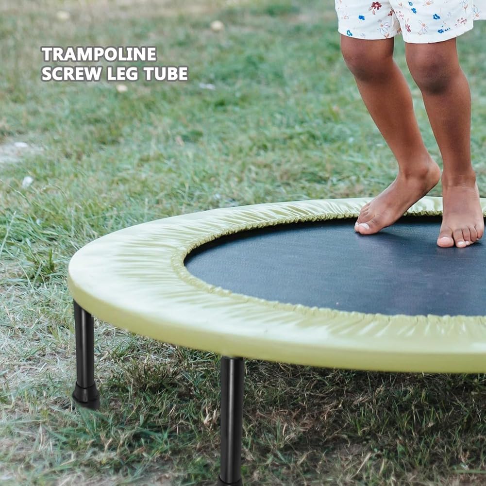 4-pak uniwersalnych nóżek zamiennych do trampoliny z osłonami, rurka do trampoliny, części do mini trampoliny, sprzęt do skoków dla zwiększonej stabilności i bezpieczeństwa