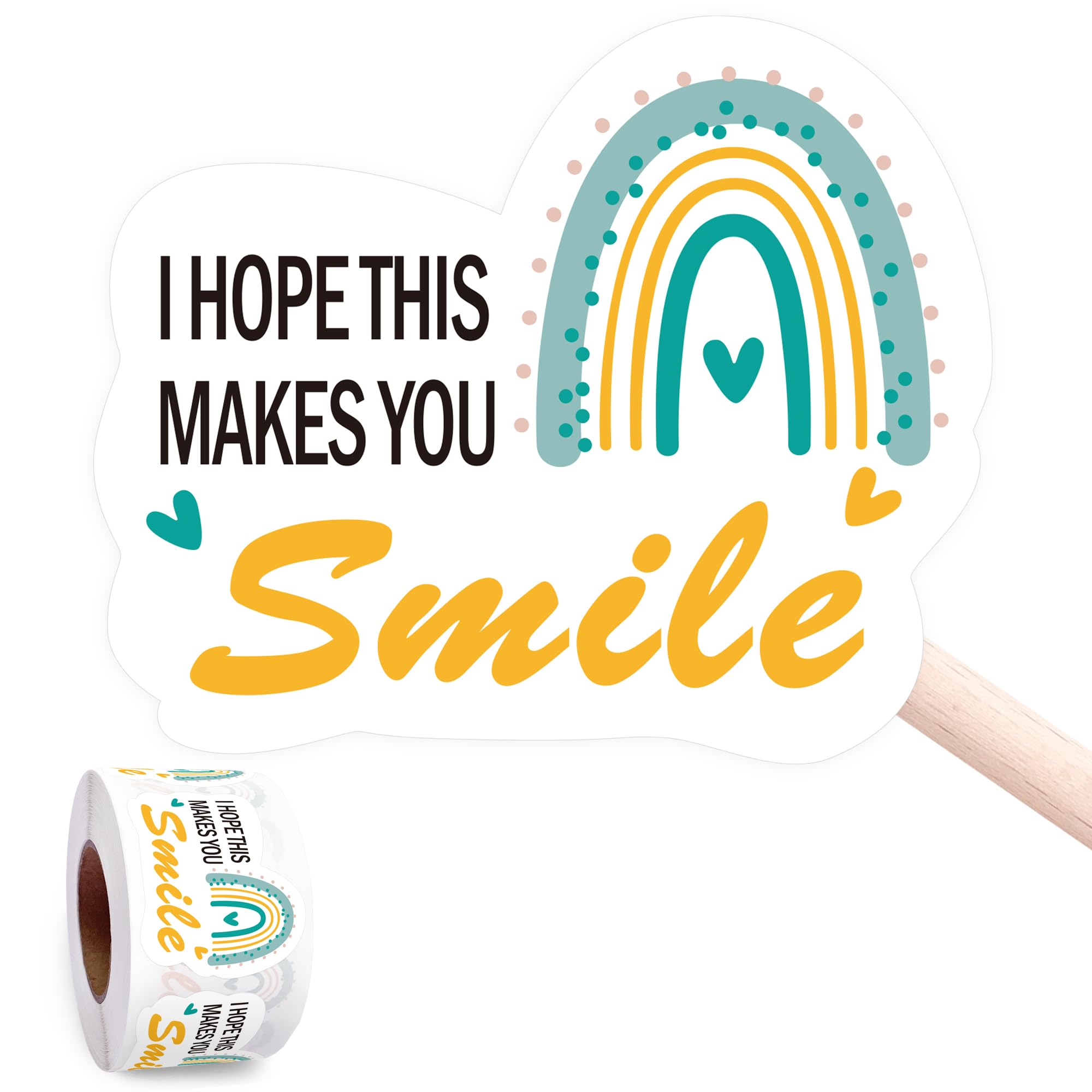 500pcs Lemon Stickers Roll - Made just for You, Lemonade Stand Lemon Party Goodie Bag Labels, Handmade Lemon Thank You Stickers