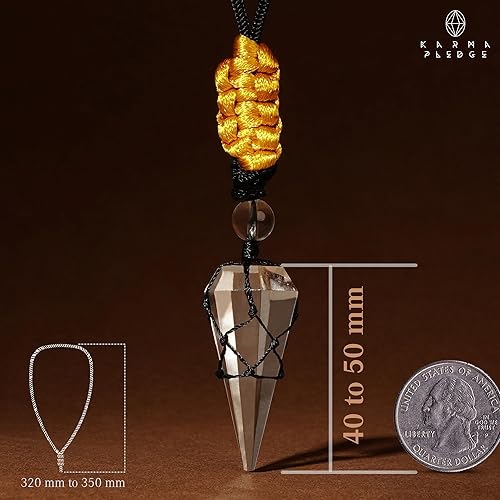Miniatura 3 de KARMAPLEDGE Karma Pledge - Colgante de cristal de curación espiritual collar de chakras para mujeres y hombres collar de protección de joyería de
