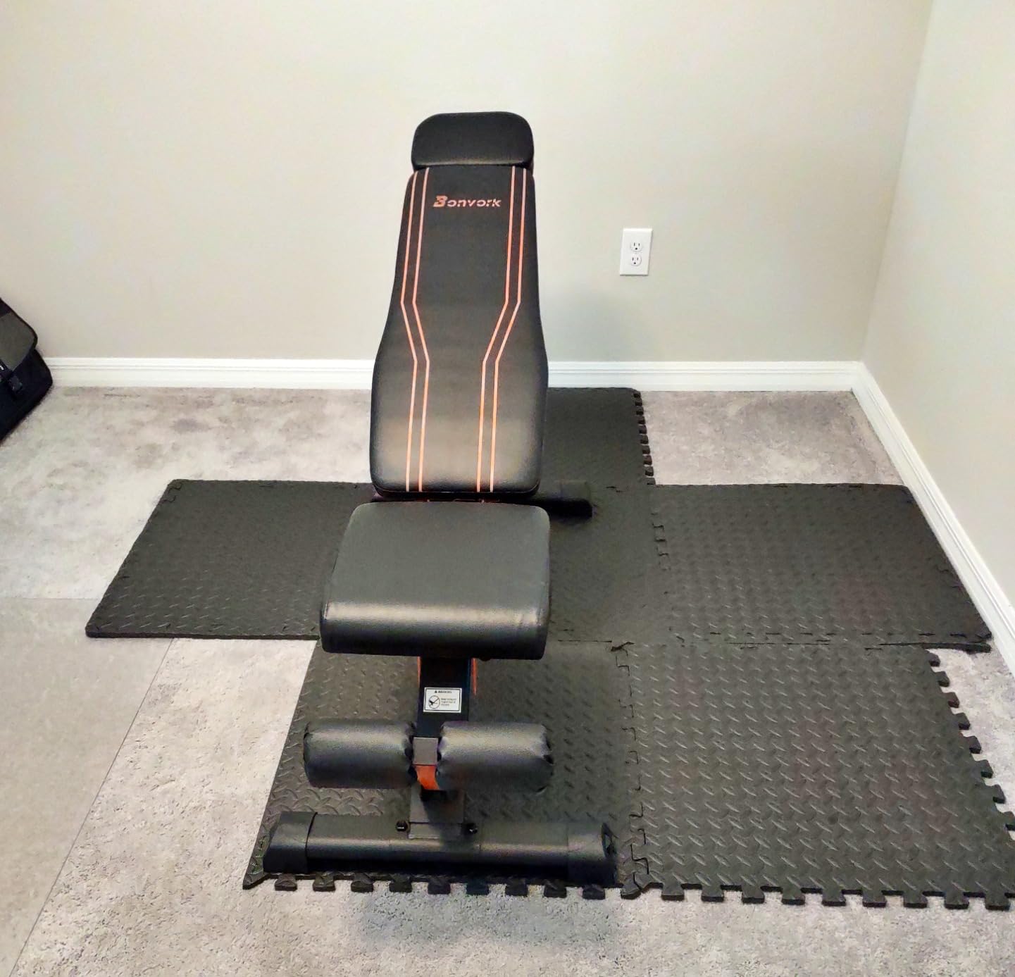 Dumbbell Set 900LBS Adjtable Weight Bench Bonvork Foldable