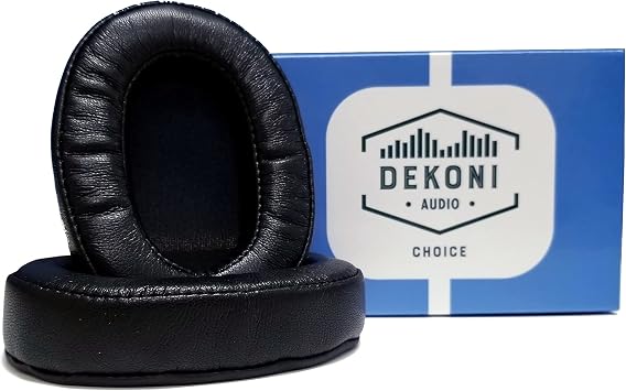 Dekoni Replacement Ear Pads for AKG K371 Studio Headphones | Headphone Replacement Ear Pad | Memory Foam Ear Cushion Comfort for Recording Headphone Choice Leather