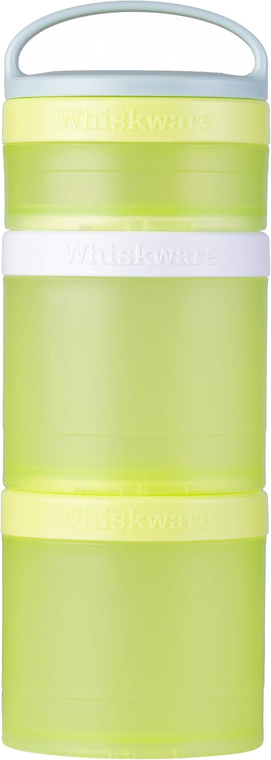 Whiskware Stackable Snack Containers for Kids and Toddlers