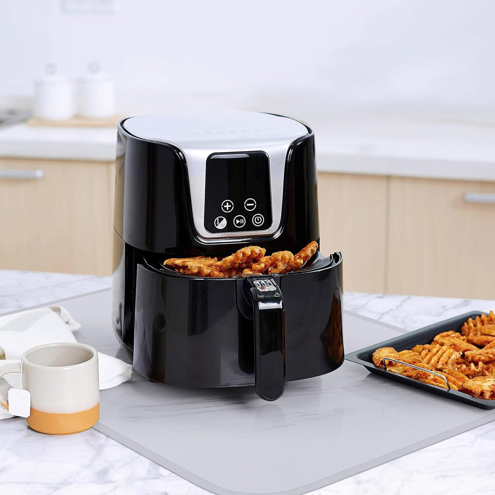 Hittebestendige onderlegger, hittebestendige mat voor luchtfriteuse