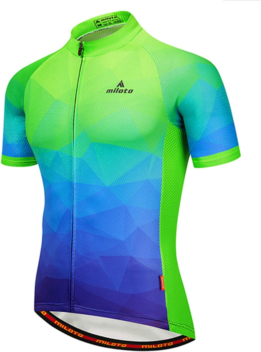 Men's Cycling Jersey Short Sleeve Bike Jacket Biking Shirt Quick Dry Breathable Mountain Bicycle Clothing
