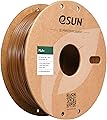 eSUN PLA+ Filament 1.75mm, Renforcé Ténacité Imprimante 3D Filament PLA Plus, Précision Dimensionnelle +/- 0.03mm, 1KG Bobine (2.2 LBS) Filament d'impression 3D pour Imprimante 3D, Marron