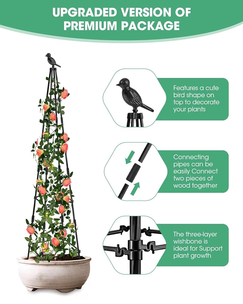 Amazon.com : 2 Pack Garden Trellis for Climbing Plants